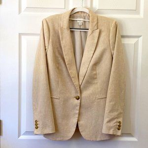 J Crew Factory Women's Linen Blazer Size 10